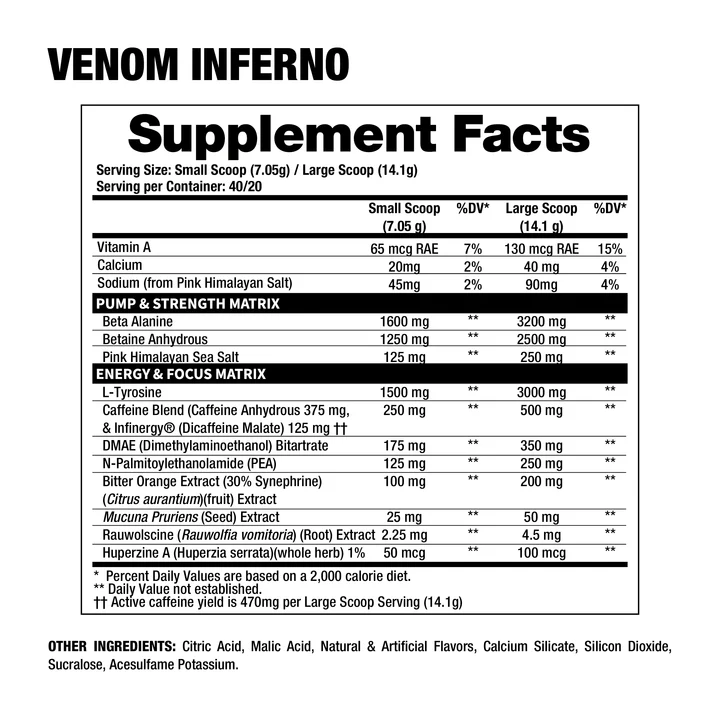 Dragon Pharma Venom Inferno 40 Serv